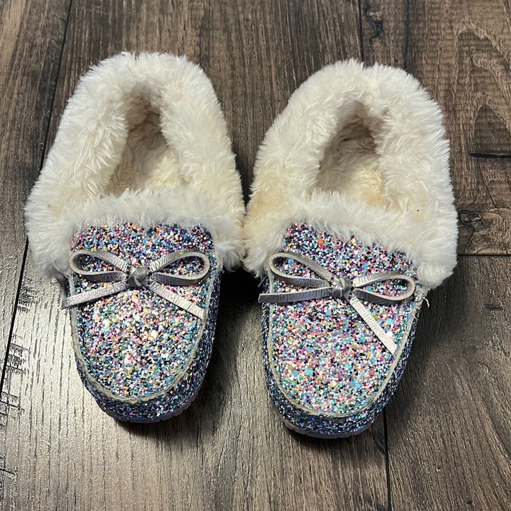 Cat & Jack Glitter Slippers